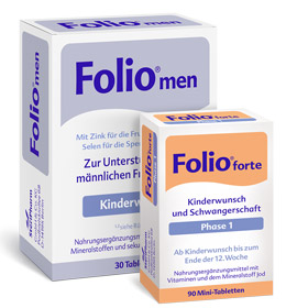 Folio men und Folio forte Packung