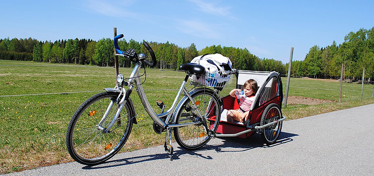 Ausstattung - Gute Fahrt im Fahrradanhänger!