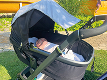 Produkttest Maxi Cosi Fame Foto von Baby im Fame