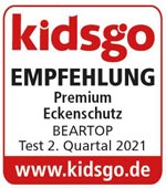 Beartop Eckenschutz Test-Siegel Beartop Eckenschutz Test-Siegel