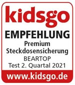 Beartop Steckdosensicherung Test-Siegel Beartop Steckdosensicherung Test-Siegel