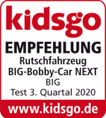BIG Bobby-Car Next Test-Siegel