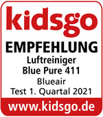 Bluair Luftreiniger Blue Pure 411 Test-Siegel