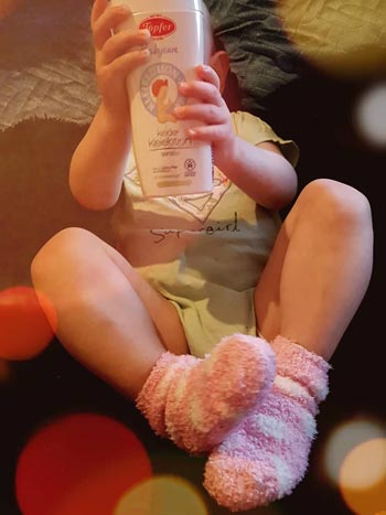 Töpfer kinder Kleielotion mit Baby