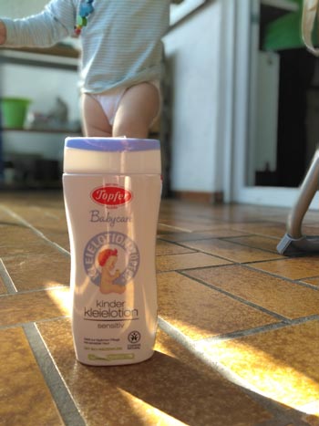 Töpfer kinder Kleielotion mit Baby