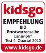 Lansinoh Brustwarzensalbe Test-Siegel