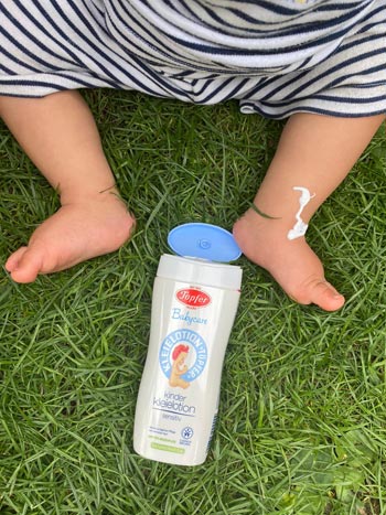 Töpfer kinder Kleielotion mit Baby