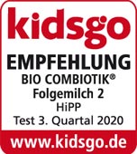 HiPP Bio Combiotik Folgemilch 2 Test Siegel