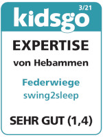 swing2sleep Wiege Test-Siegel im kidsgo Expertentest