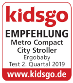 kidsgo Test Siegel Ergobaby Metro Compact Citiy Stroller Buggy kidsgo Test Siegel Ergobaby Metro Compact Citiy Stroller Buggy