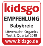 kidsgo Produkttest Testsiegel Löwenzahn Organics