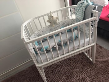 babybay Beistellbett Boxspring Comfort Plus Frontalansicht babybay Beistellbett Boxspring Comfort Plus Frontalansicht