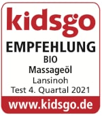 Lansinoh BIO Massageöl Test-Siegel Lansinoh BIO Massageöl Test-Siegel