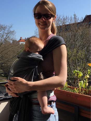 manduca Twist Babytrage Janina aus Berlin manduca Twist Babytrage Janina aus Berlin