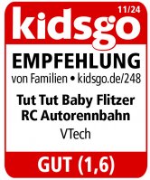 PT Vtech Tut Tut Babyflitzer RC Rennbahn Siegel