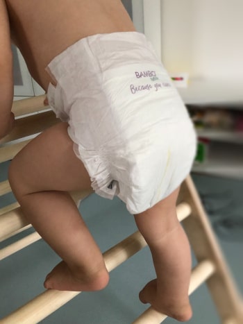 Bambo Nature Windeln am Baby-Popo