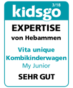 kidsgo Expertentest my junior vita unique Kinderwagen
