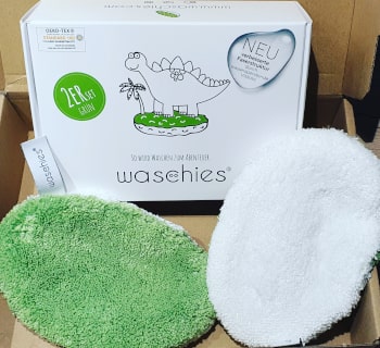 waschies Reinigungspads mit Verpackung