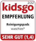waschies Reinigungspads Test-Siegel
