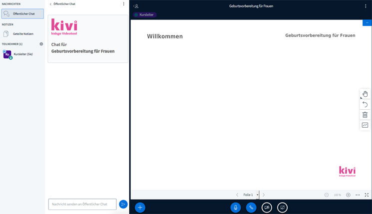 kivi Arbeitsfläche anpassen
