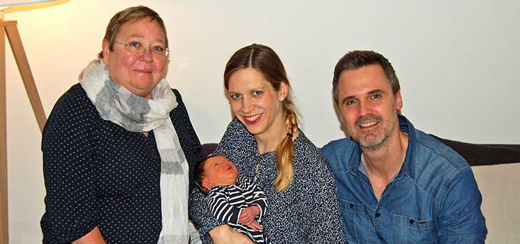Erstes Baby im Hebammenkreißsaal geboren