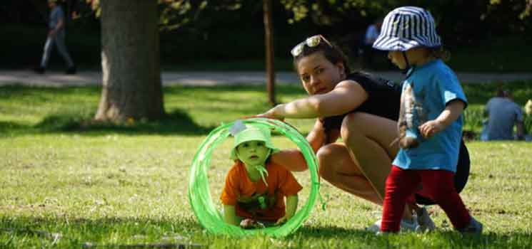 Training im Outdoor-Fitnessstudio