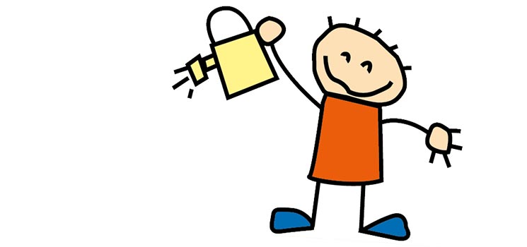 Gemeinsames Singen bei `Brunnenkinder`
