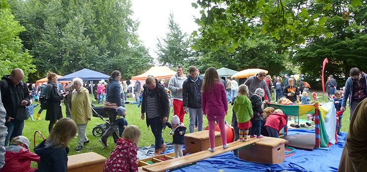 Kinderfest im Bürgerpark Wedel