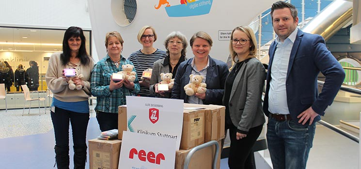 Nachtlichter für Kinder im Olgahospital