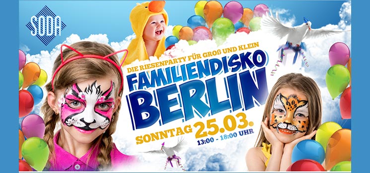 Familiendisko im Soda Club Berlin