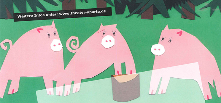 Musikalisches Theaterstück Die drei kleinen Schweinchen kidsgo