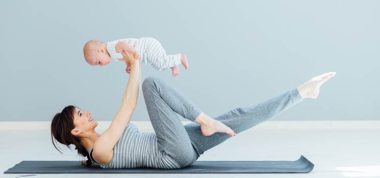 Pilates-Training prä- und postnatal