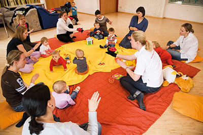 Zwergensprache-Kurs für Eltern und Baby