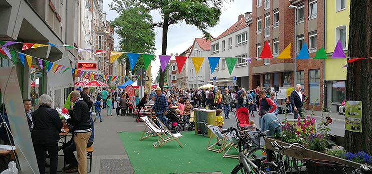 Stadtteilfest auf der Deisterstraße