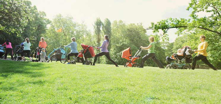 Workout mit neuer Laufmamalauf-Trainerin