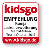 kidsgo Test-Siegel Kumja Jackenerweiterung kidsgo Test-Siegel Kumja Jackenerweiterung